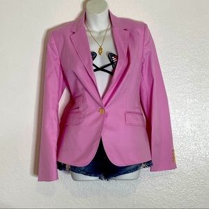 J.Crew Pink Blazer Size: 10